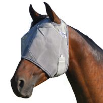 Cashel Crusader Fly Mask, CFMHS, Grey, Horse