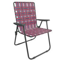 BLACK SIERRA EQUIPMENT® XL Web Chair, Red, DKCH-004-RWB-BSE