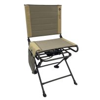 BLACK SIERRA EQUIPMENT® Engage Heated Swivel Blind Chair, HCH-034H-BRN-BSE