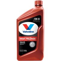 Valvoline™ High Mileage with MaxLife Technology Synthetic Blend 10W-30 Motor Oil, 797976, 1 Quart