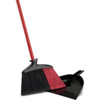 LIBMAN® Indoor - Outdoor Angle Broom with Dustpan, 905