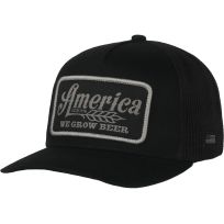 Rural Cloth We Grow Beer Hat, WGB-H15, Black / Black, One Size Fits Most
