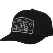 Rural Cloth We Grow Whiskey Hat, WGW-H08, Black / Black, One Size Fits Most
