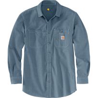 Carhartt Men's Flame-Resistant FORCE® Loose Fit Lightweight Long-Sleeve Button-Front Shirt