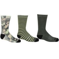 NOBLE OUTFITTERS™ Youth Mix 'N Match Printed Crew Sock, 3-Pack