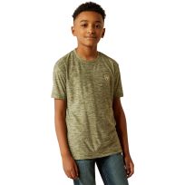 Ariat® Boy's Tree Bark Camo Charger T-Shirt