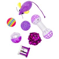 MAIN ST. PET™ Ball & Mice Variety Pack Cat Toys, 7-Piece, MSP-062