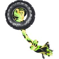 MAIN ST. PET™ Tire With Rope Dog Toy, 9 IN, MSP-072