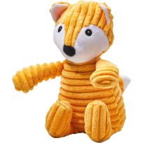 MAIN ST. PET™ Corduroy Fox Squeaky Dog Toy, MSP-121-S