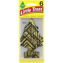 Little Trees® Air Freshener Gold, 6-Pack, U6P-60210