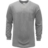 Key Men's Heavyweight Long Sleeve Pocket Henley
