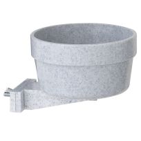 Pet Lodge Kennel Crock, KC20, Gray, 20 OZ