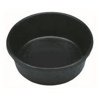 Little Giant Rubber Pet Bowl, PLHP2, Black, 4 Quart