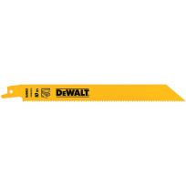 DEWALT Reciprocating Saw Blades, Bi-Metal, 10 TPI, DWAR1810