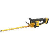 DEWALT Cordless Hedge Trimmer Kit, 22 IN, 20V MAX, DCHT821P1