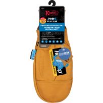 Kinco Men's HydroFlector™ Lined Water-Resistant Premium Grain Buffalo Mitt with Heat Pack Pocket