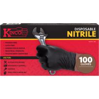 Kinco Disposable Powder-Free Nitrile Multi-Pack Gloves, 100-Pack