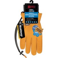 Kinco Men's HydroFlector™ Wanoga™ Lined Water-Resistant Premium Grain Buffalo Ski Glove with Omni-Cuff™