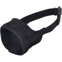 Best Fit Adjustable Comfort Dog Muzzle, 01360 BLKMED, Black, Medium