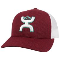 Hooey "Sterling" Hat, 2106T-MAWH, Maroon, One Size Fits All