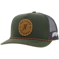 Hooey "Spur" Hat, 2314T-OLGY, Olive, One Size Fits All