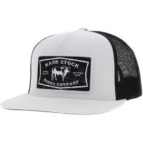 Hooey "Rank Stock" Hat, 2361T-WHBK, White, One Size Fits All