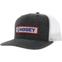 Hooey "Lock-Up" Hat, 2413T-CHWH, Charcoal, One Size Fits All