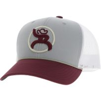 Hooey "Strap" Roughly Hat, 4032T-GYWH, Grey, One Size Fits All