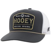 Hooey "Trip" Hat, 2408T-CHWH, Charcoal, One Size Fits All