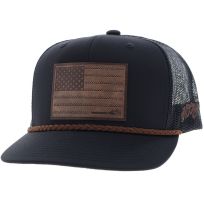 Hooey "Liberty Roper" Hat, 2510T-BK, Black, One Size Fits All