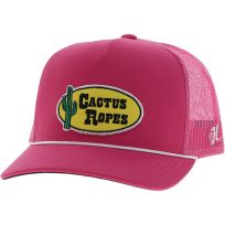 Hooey Cactus Ropes Hat, CR112, Pink, One Size Fits All