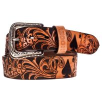 Hooey "Gambler" Filigree Belt
