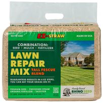 Rhino EZ-Straw Lawn Repair Mix, Tall Fescue, MLEZTURFT11-4P, 11 LB