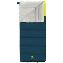 OUTDOOR REVIVAL™ Redwood Sleeping Bag +25°F, OR003, Teal / Lime Green