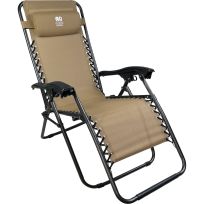 OUTDOOR REVIVAL™ Zero Gravity Lounger, OR082, Tan
