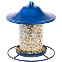 PERKY-PET® Sparkle Panorama Wild Bird Feeder, 312B, Blue