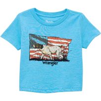 Wrangler Boy's Toddler Graphic Short Sleeve Shirt