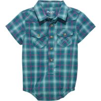 Wrangler Boy's Baby Short Sleeve Bodysuit 