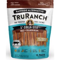 TRURANCH® Collagen Sticks, Bully, 15-Pack, TR3556, 5 IN