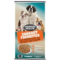 COUNTRY HEALTH™ 18/8.5 Cookout Favorites Dog Food, P459, 40 LB Bag