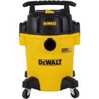 DEWALT Stealthsonic Quiet 6-Gallon 4 HP Corded Wet/Dry Shop Vacuum with Accessories, DXV06PL-QT, 6 Gallon
