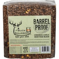 BUCK BOURBON® Barrel Proof Cinnamon & Garlic Feed Block, BB-BPR-BLOCK, 25 LB