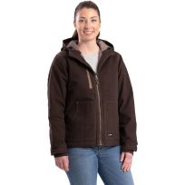 Berne Apparel Women's Washed Duck Hooded Jacket