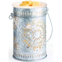CANDLE WARMERS® Galvanized Tin Illumination Fragrance Warmer, RWGTN, Large