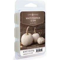 CANDLE WARMERS® Soy Blend Wax Melts, White Pumpkin & Oak, 7974S, 2.5 OZ