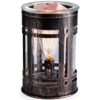 CANDLE WARMERS® Mission Vintage Bulb Illumination Fragrance Warmer, EBMSN, Large