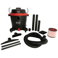 BLACK DIAMOND™ Heavy-Duty Wet/Dry Vacuum, VJH1612PF 3801, 16 Gallon