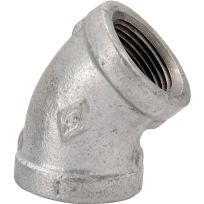 Galvanized 45 Degree Pipe Elbow, 2 IN, 4-2G