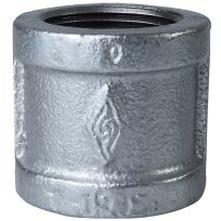 Galvanized Pipe Coupling, 3/4 IN, 21-3/4G
