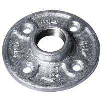 Galvanized Floor Flange, 3/4 IN, 27-3/4G